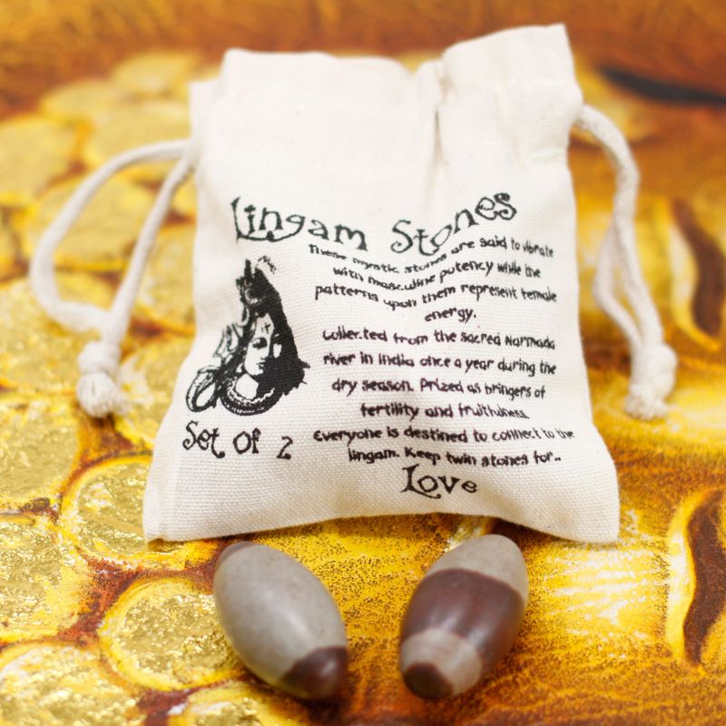 Two Inch Lingam - 2 Stones ( 4 pouches )
