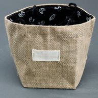 Large Black Lining Gift Bag