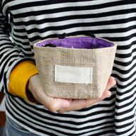 Small Black Lining Gift Bag