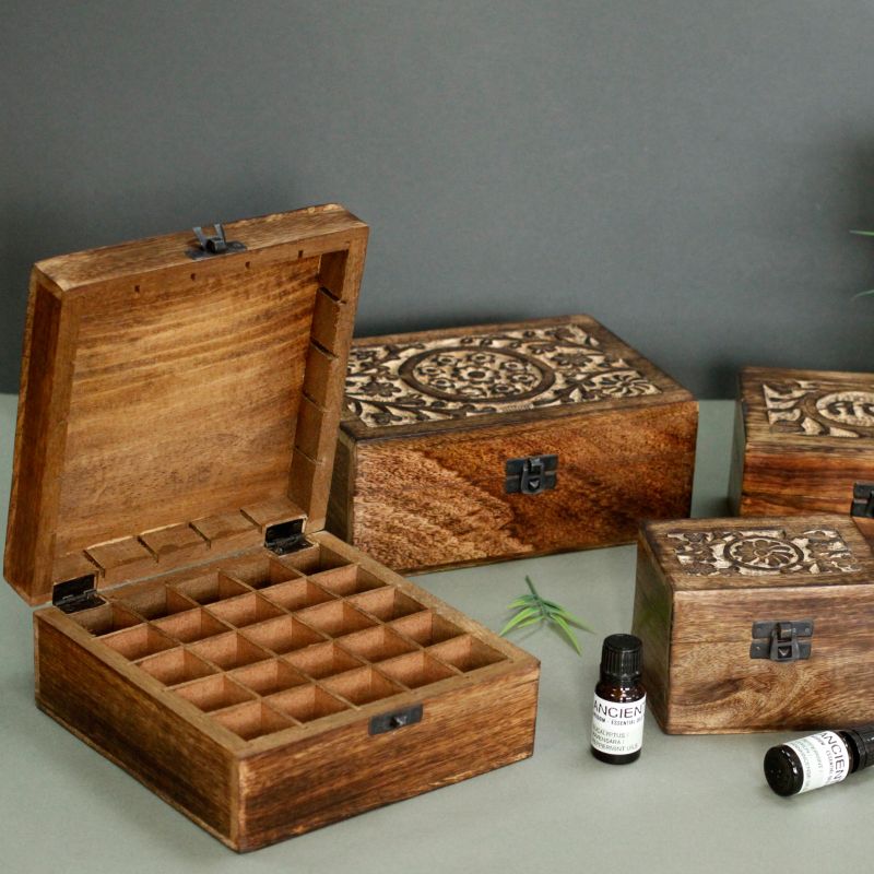 Mango Aromatherapy Box - Floral (holds 80)
