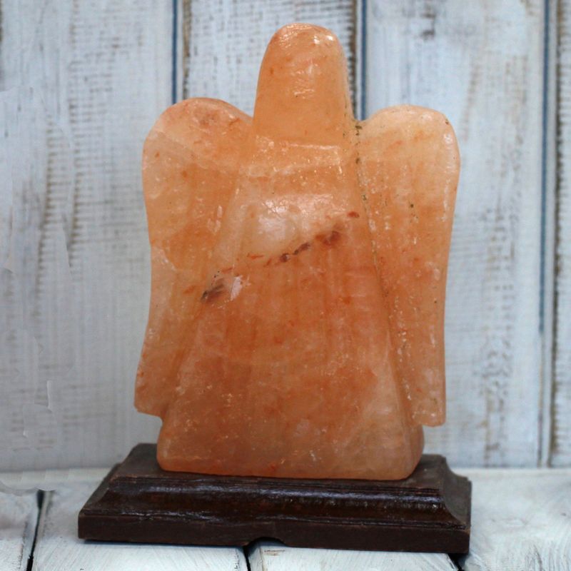Crafted Salt Lamp - Angel 15x10x21 cm