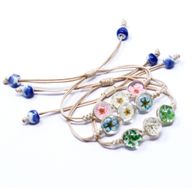 Pressed Flowers - Tri-Flower Bracelet