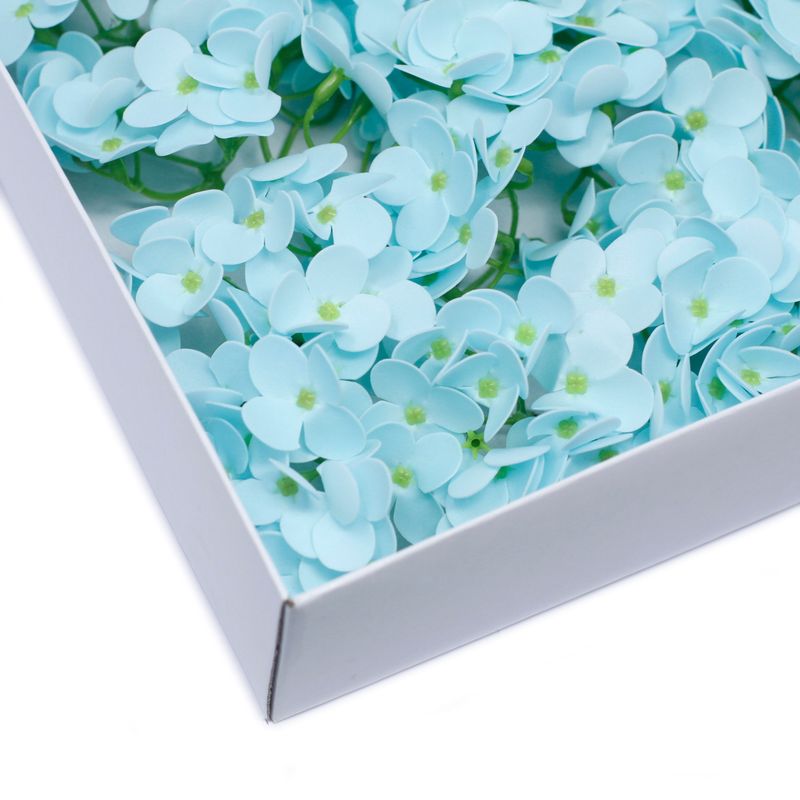 Craft Soap Flowers - Hydrangea - Baby Blue