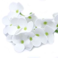 Craft Soap Flowers - Hydrangea - White