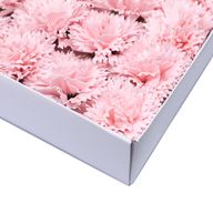 Craft Soap Flowers - Carnations - Pink