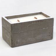 Large Concrete Soy Candle - Clove & Dark Sandal