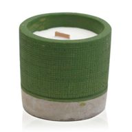 Pot Concrete Soy Candle - Green - Sea Moss & Herbs