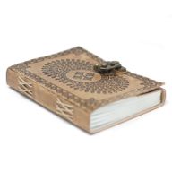Leather Mandala Notebook (18x13 cm)