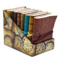 Mini Assorted Leather Notebook (10x7.5 cm)