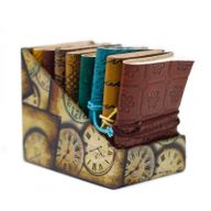 Mini Assorted Leather Notebook (10x7.5 cm)