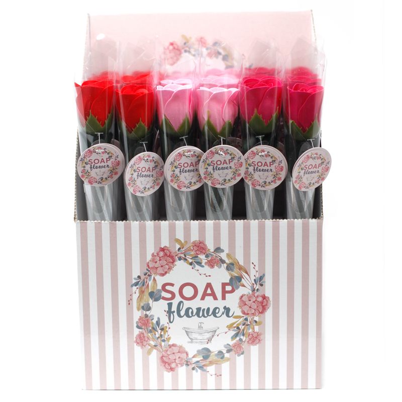 Ready to Retail Soap Flower - Small Rose