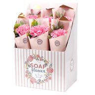 Ready to Retail Soap Flower - Large Carnation Bouquet