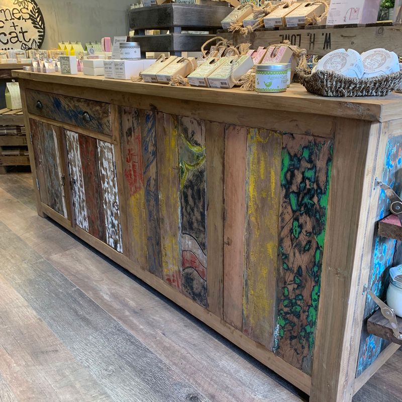 A&C Large Centre Display Table 207x97x80cm