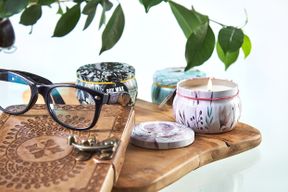 Art Tin Candle - Unicorns - Moonstone