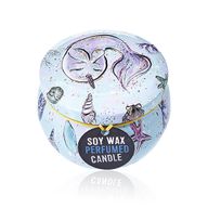 Art Tin Candle - Sea Life - Raspberry