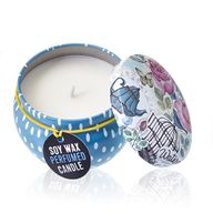 Art Tin Candle - Parisian Weekend - Pressed Peonies