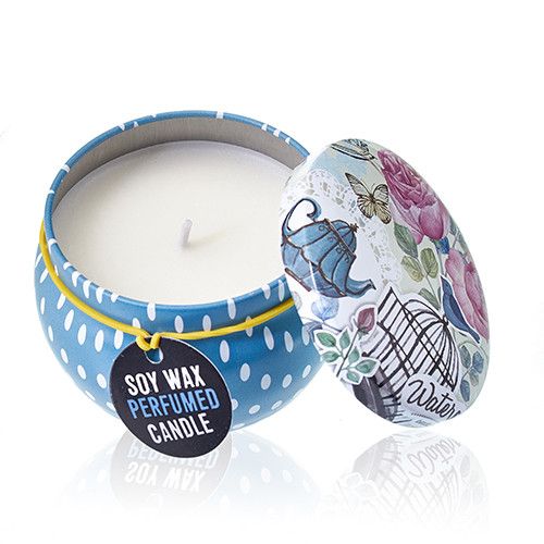Art Tin Candle - Parisian Weekend - Pressed Peonies