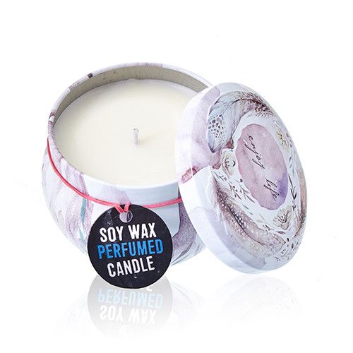 Art Tin Candle - Parisian Weekend - Pressed Peonies