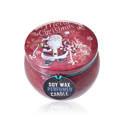 Art Tin Candle - Vintage Christmas - Spiced Orange