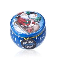 Art Tin Candle - Vintage Christmas - Spiced Orange