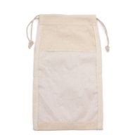 Lrg Cotton Window Pouch - 26x15cm