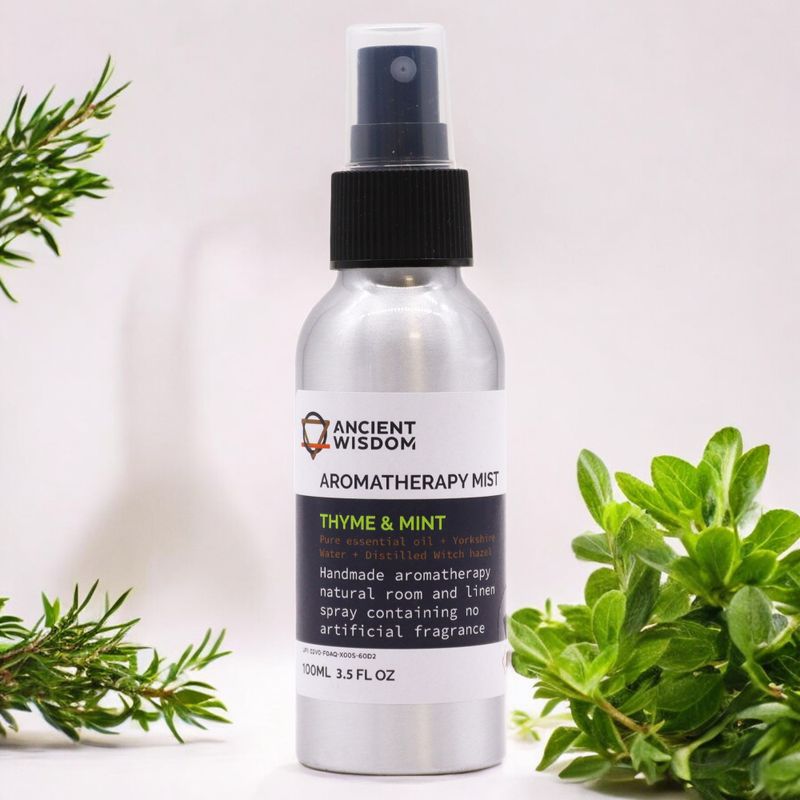 100ml Essential Oil Mist - Thyme & Mint
