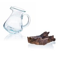 Molten Glass on Wood - Water Jug