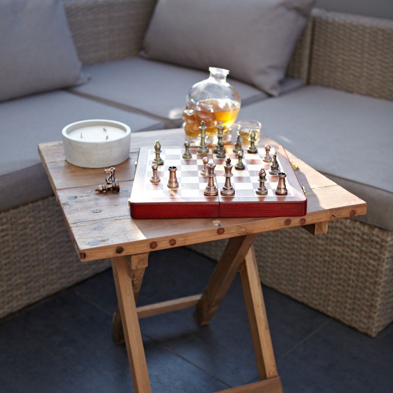 Square Folding Coffee Table - 50x50cm