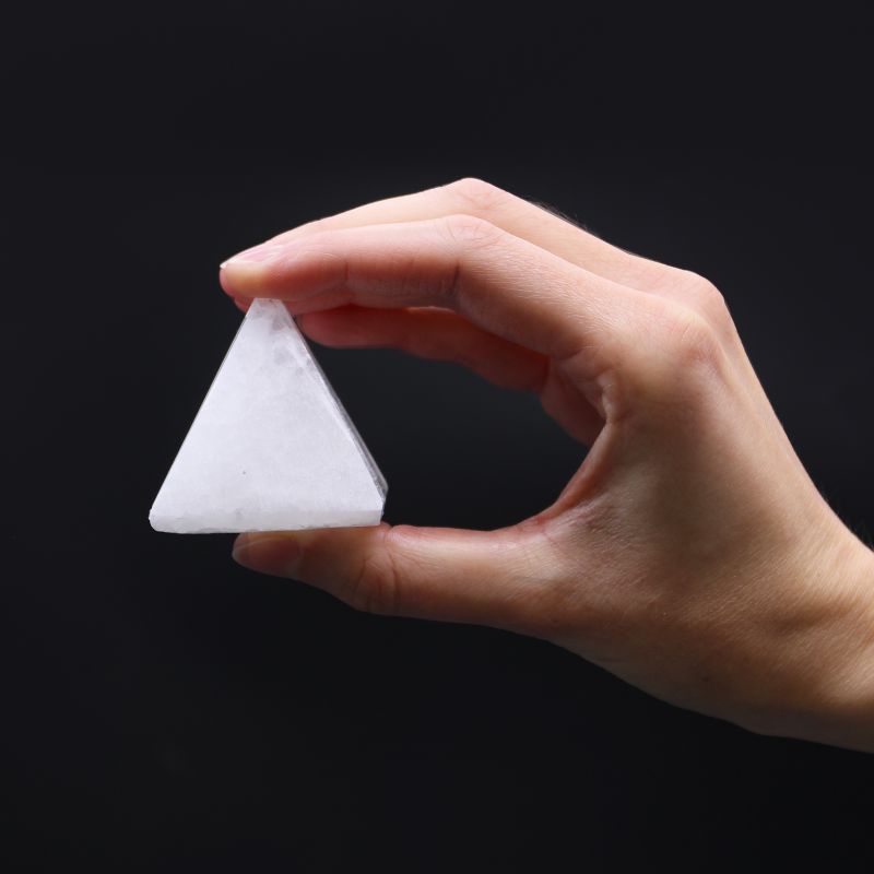 Selenite Pyramid - approx 5 cm
