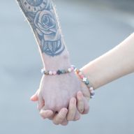 Set of 2 Friendship Bracelets - Loyalty - Amazonite & Yellow Jasper