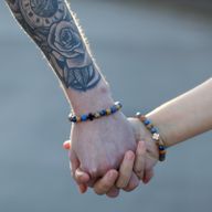 Set of 2 Friendship Bracelets - Loyalty - Amazonite & Yellow Jasper