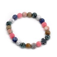 Set of 2 Friendship Bracelets - Harmony - Rainbow Gemstones