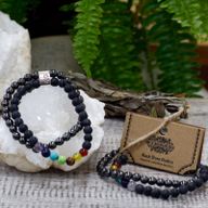 Magnetic Gemstone Bracelet - Black Chakra