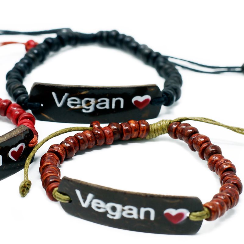 Coco Slogan Bangles - Vegan