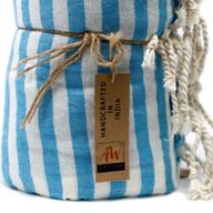 Cotton Pareo Towel - 100x180 cm - Sky Blue