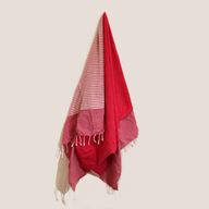 Cotton Pareo Towel - 100x180 cm - Hot Pink