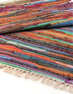 155 x 90cm Luxury Rag Rug - Natural
