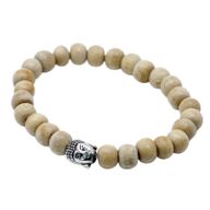 Fragrant Sandal Beads & Buddha Bangle