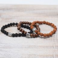 Darkwood Beads & Buddha Bangle
