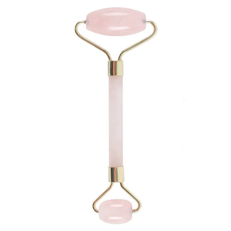 Gemstone Face Roller - Rose Quartz with Pouch