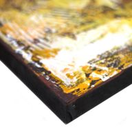 Buddha Painting - Grey Brocade Detail