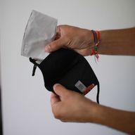 Reusable Fashion Face Covering - Blue Butterfly (Adult)