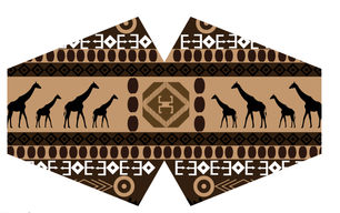 Reusable Fashion Face Covering - African Tribal (Adult)