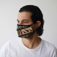 Reusable Fashion Face Covering - African Tribal (Adult)
