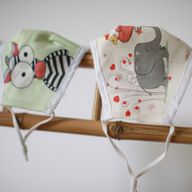 Reusable Fashion Face Covering - Love Elephants (Adult)