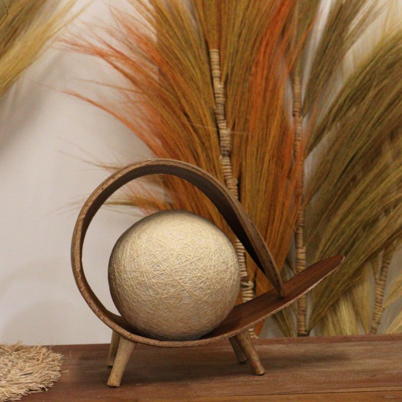 Natural Coconut Lamp - Natural Loop