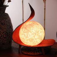 Natural Coconut Lamp - Chocolate Twist