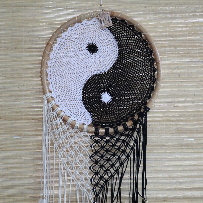 Bali Dreamcatchers - Extra Large Ying Yang D: 50cm