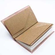 Handmade Leather Journal - If a Story is in You - Green 22x12x1.5 cm (80 pages)
