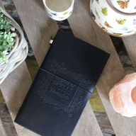 Handmade Leather Journal - Travel the World - Brown 22x12x1.5 cm (80 pages)